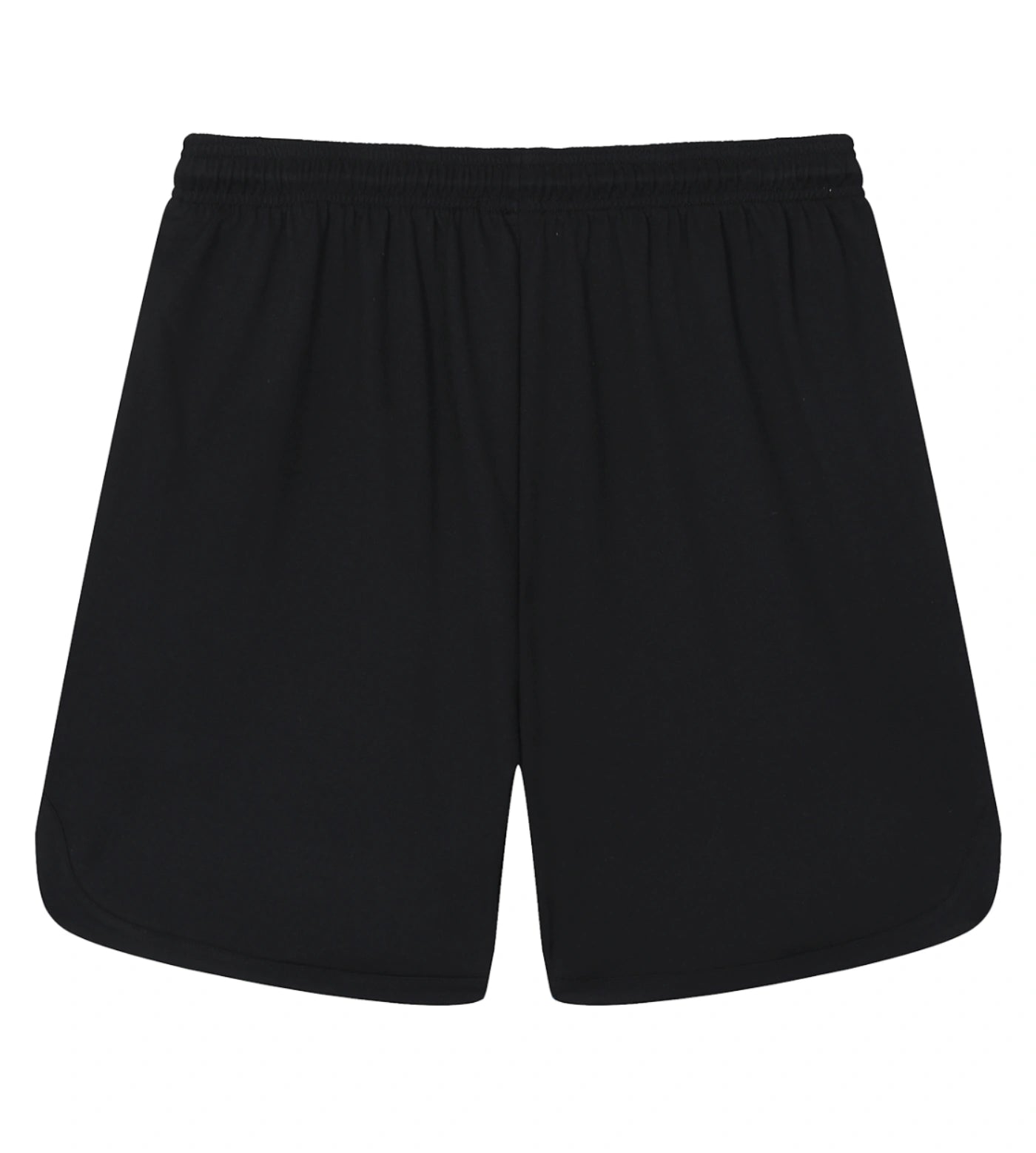 Black athletic shorts.