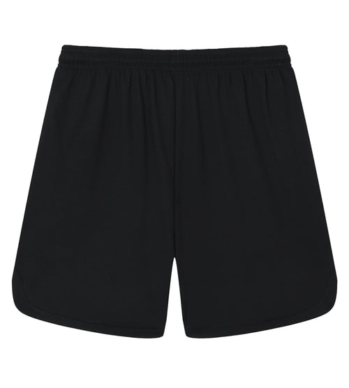 Black athletic shorts.