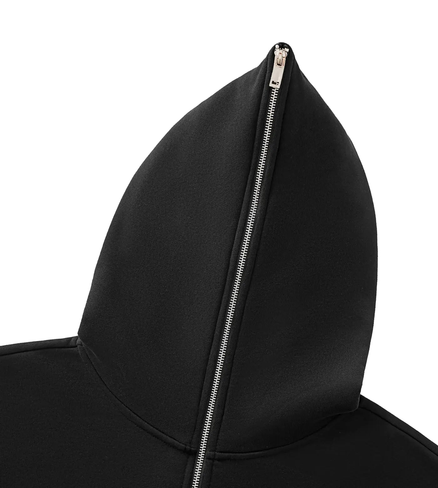 Full zip up hoodie feature.  