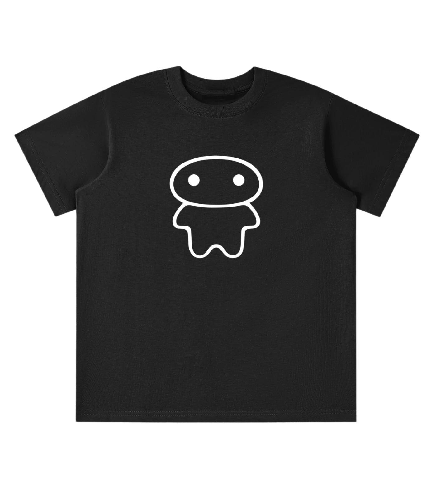 Youth black cotton T-shirt featuring a Lil Alien Bae graphic.  