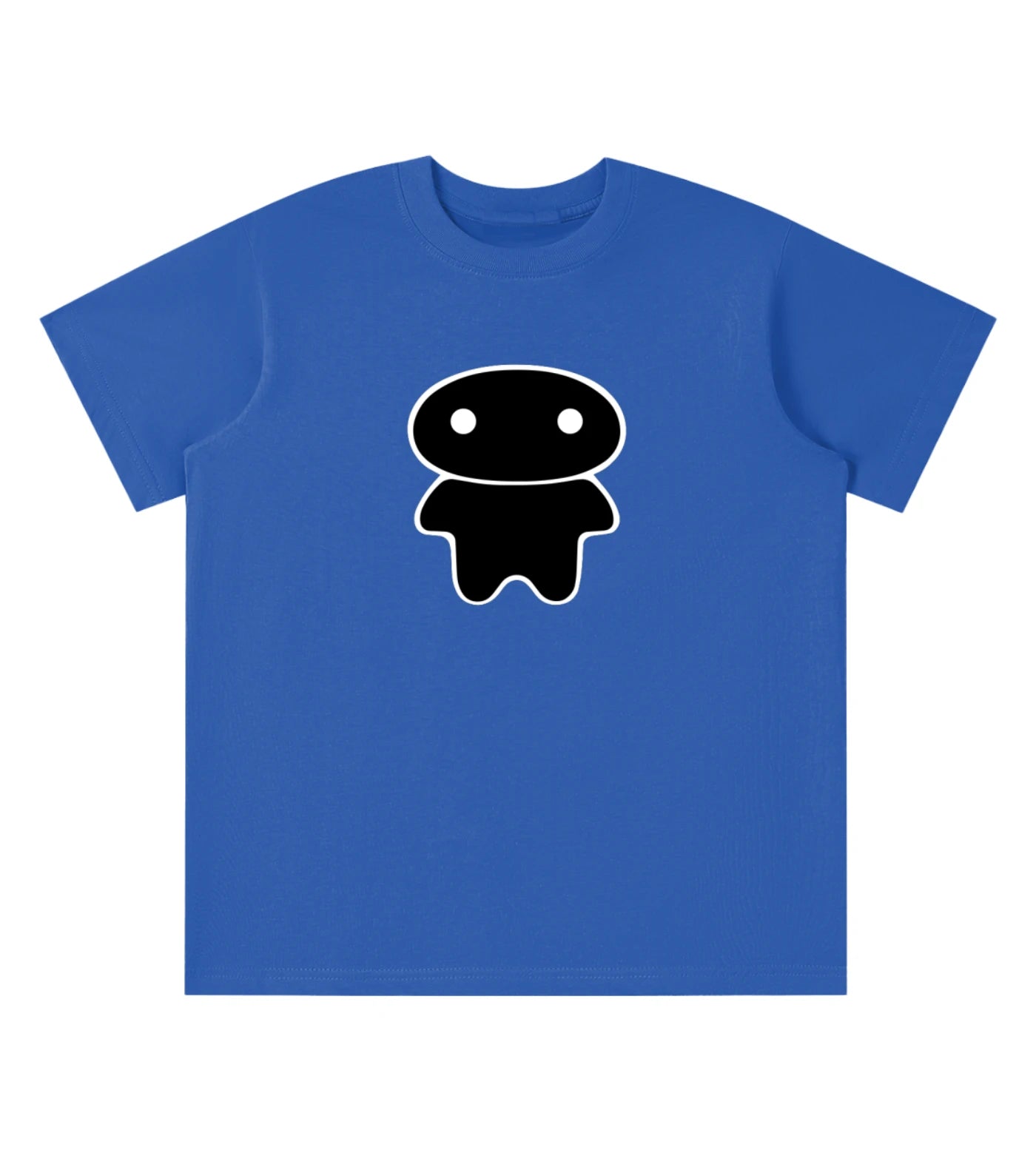 Youth blue cotton T-shirt featuring a Lil Alien Bae graphic.