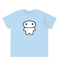 Youth light blue cotton T-shirt featuring a Lil Alien Bae graphic.  