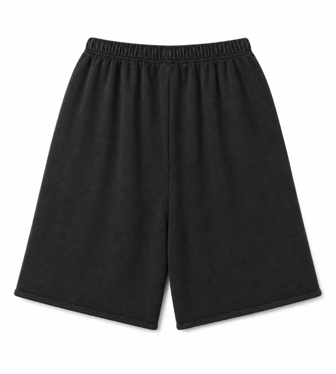 Black snow washed shorts. 