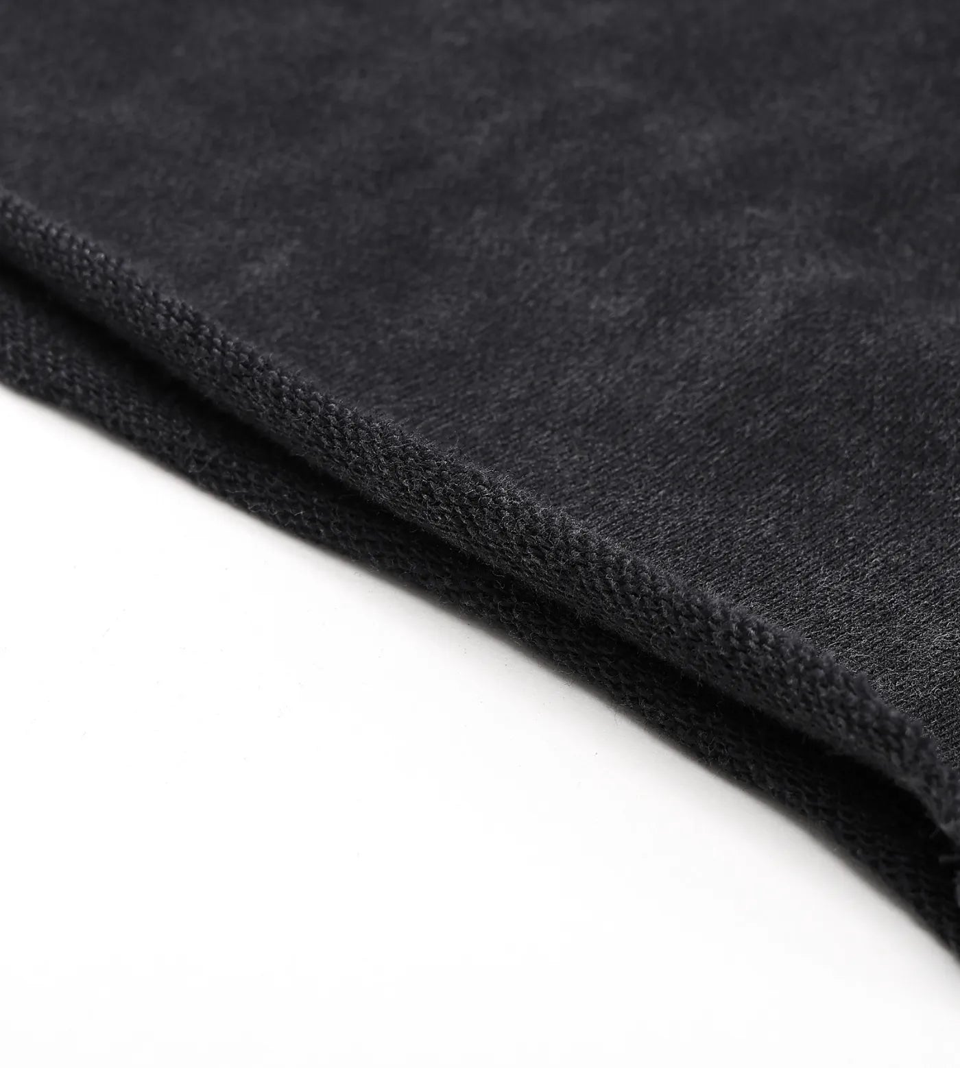 Raw edge short hem. 