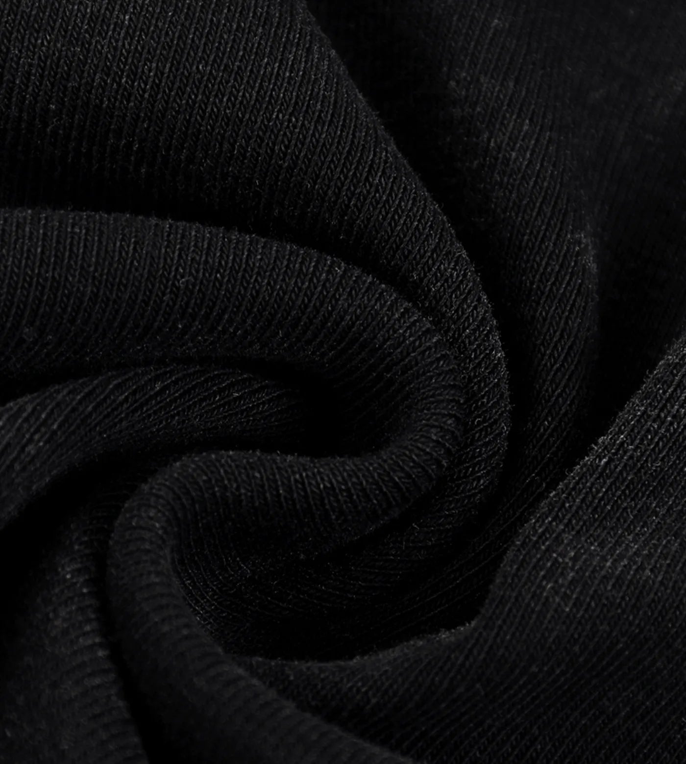 Black snow washed fabric.